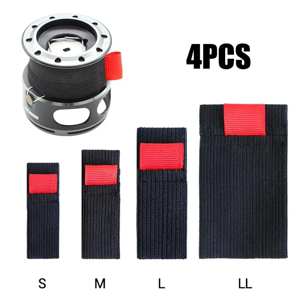 Mesh Coil Strip - 4pcs Black+Red S M L LL