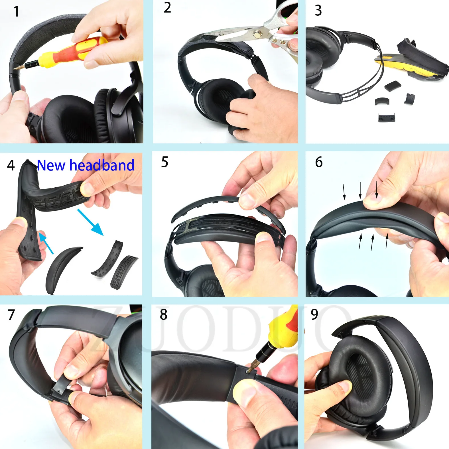 Removeable Headband For BOSE Q - đánh giá và giá Bose Headphone Qc45