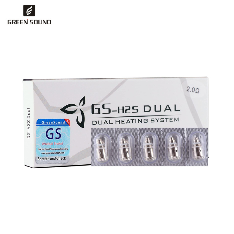 5pcs/pack Genuine GS H2S Dual  - đánh giá và giá Vaping Area