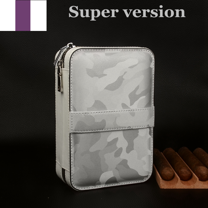 Leather Travel Cigar Case Hold - đánh giá và giá Vape Ring