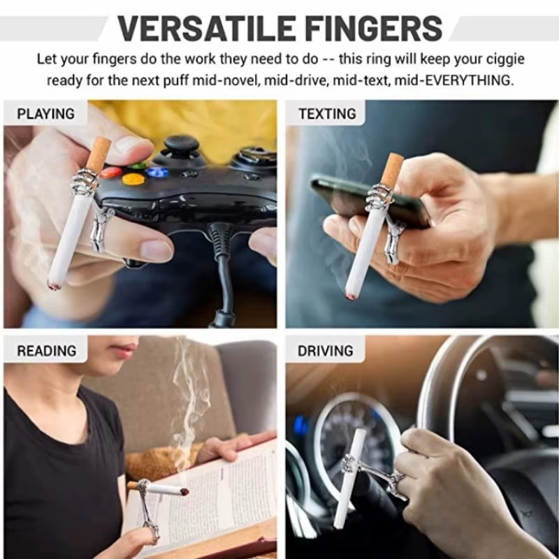 Funny Cigarette Hand Holder Sm - đánh giá và giá Vape Ring