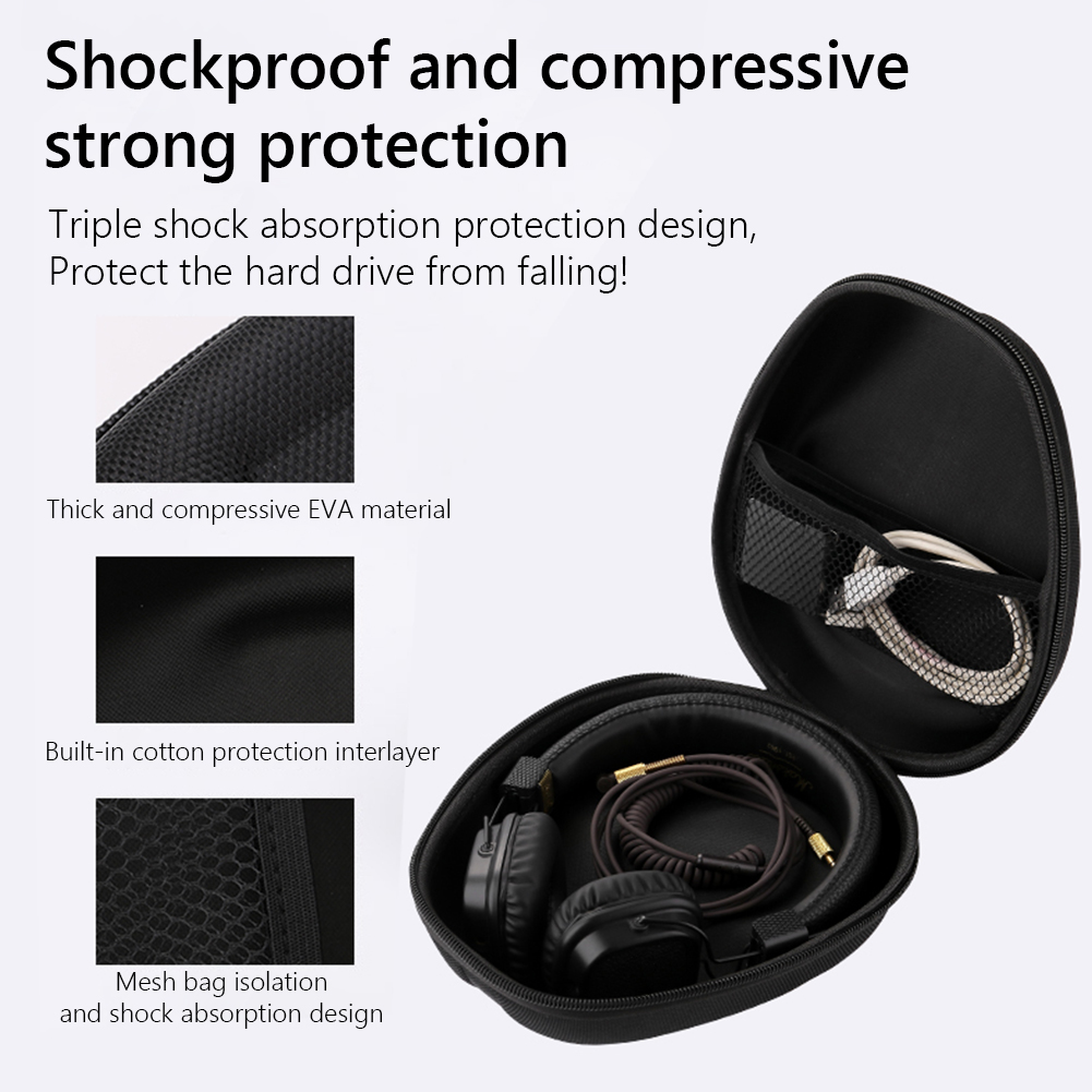 Hard EVA Headphone Carrying Ca - đánh giá và giá Audio Technica Headphone Ath-M50X