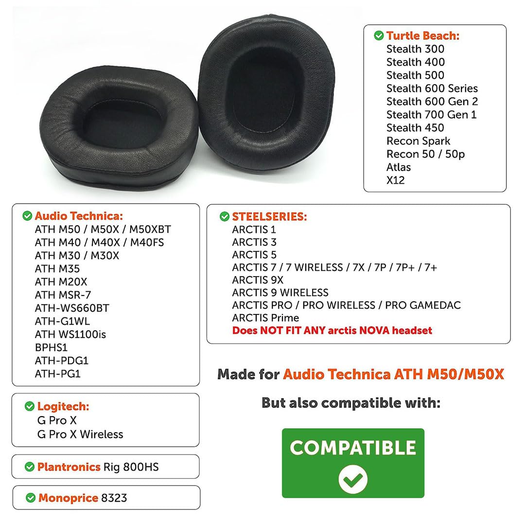 Replacement Lambskin Earpads f - đánh giá và giá Audio Technica Headphone Ath-M50X
