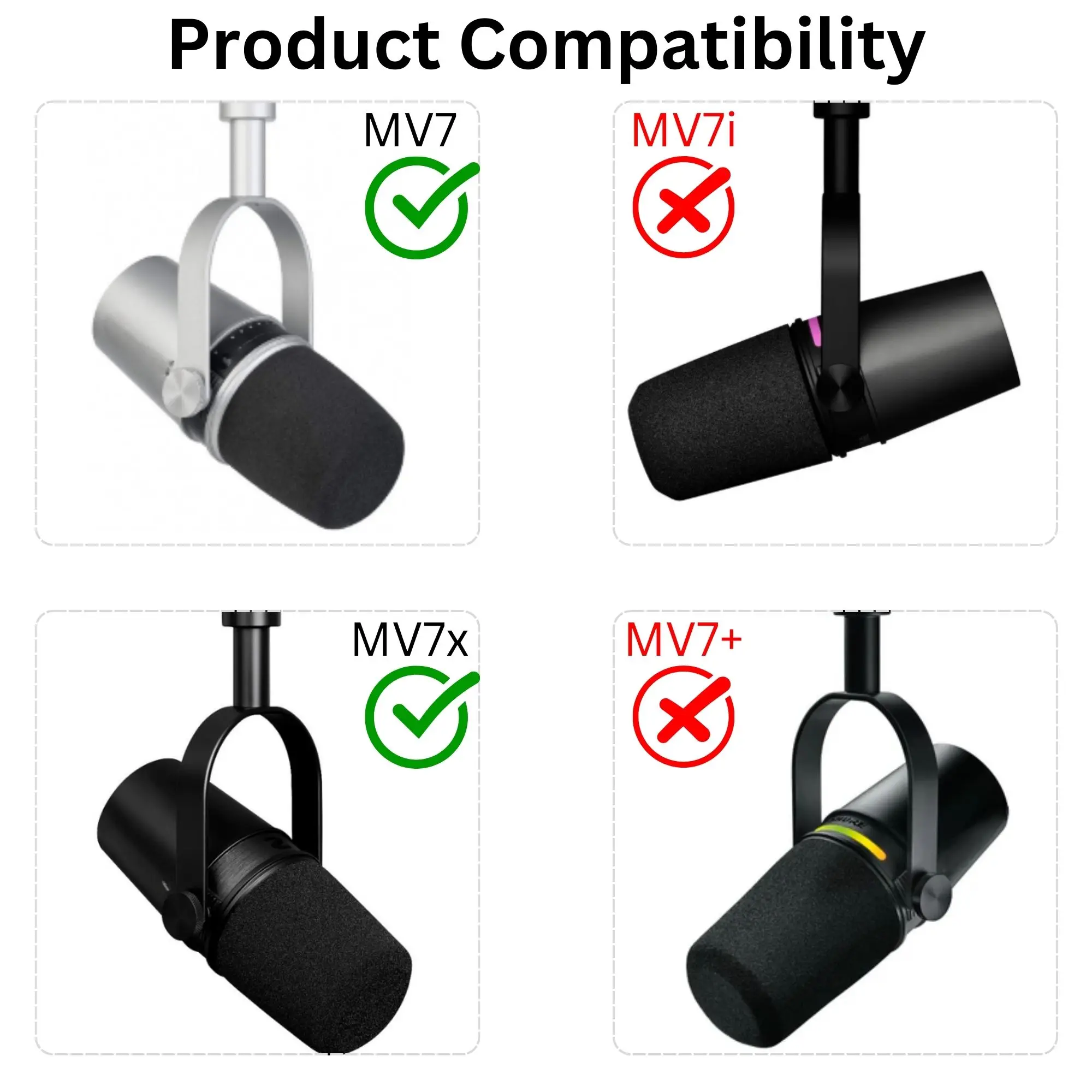 MV7 Replacement Foam Windscree - đánh giá và giá Shure Mic Mv7