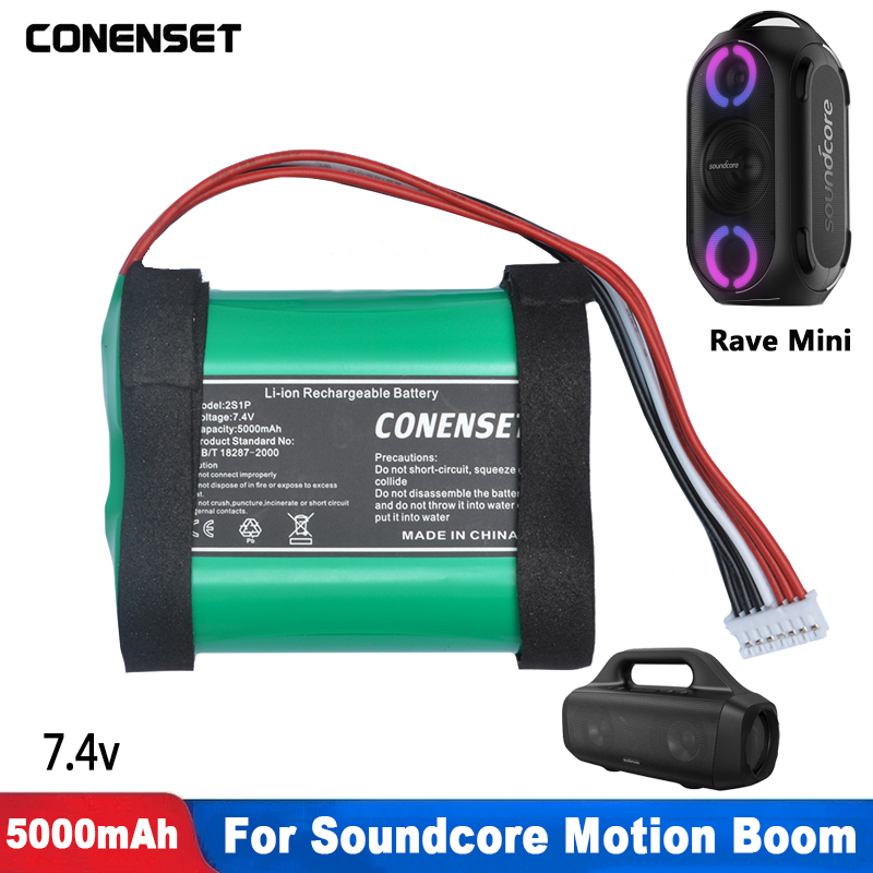 5000mAh PA23 7.4V Battery For  - đánh giá và giá Anker Speaker Soundcore Motion+