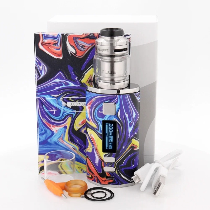 Zeus X Mesh RTA Electronic Cig - đánh giá và giá Vape Battery 18650