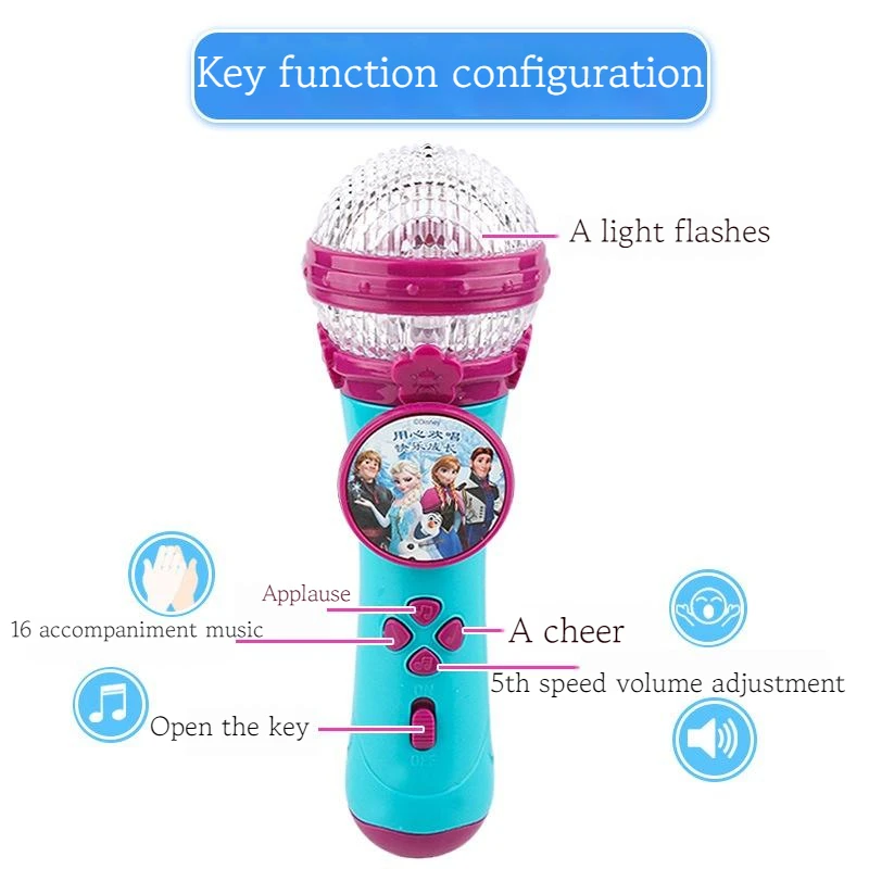 Cartoon Frozen Elsa Anna Princ - đánh giá và giá Shure Mic Sm58