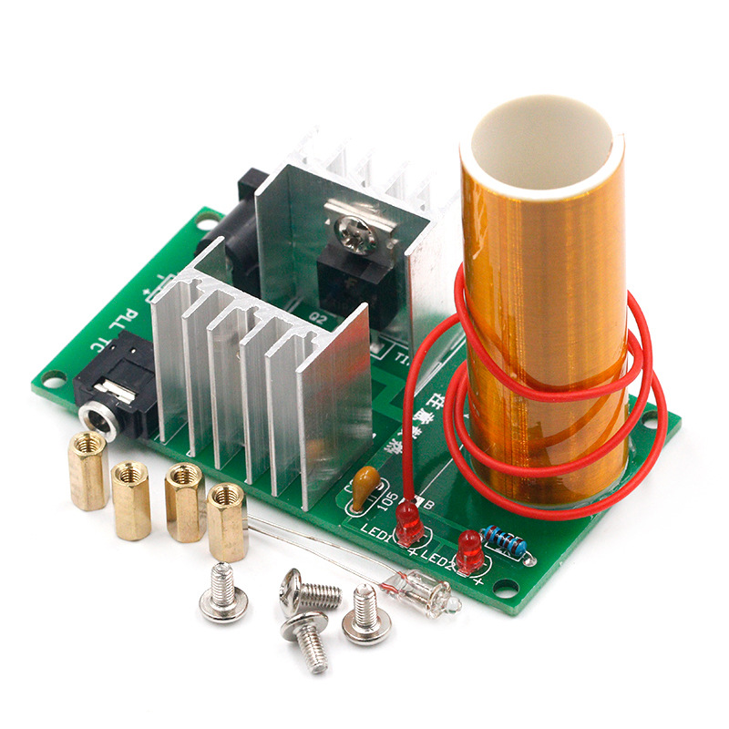 Mini Tesla Coil DIY Electronic - đánh giá và giá Coil Building Kit