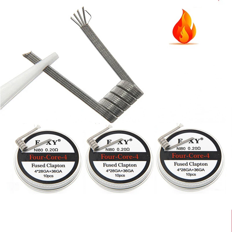 10pcs/box Ni80 Prebuilt Coil F - đánh giá và giá Coil Building Kit
