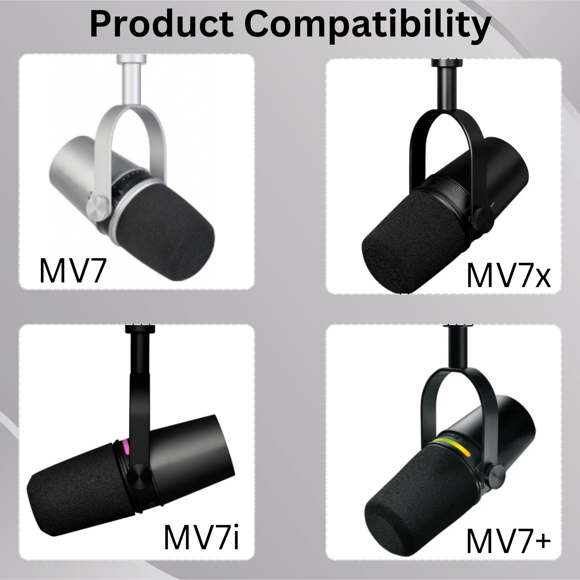 Shining MV7 Pop Filter for Shu - đánh giá và giá Shure Mic Mv7